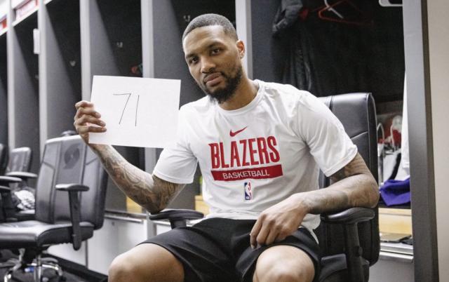 实时赛事资讯-单场71分石破天惊 利拉德巅峰之夜献上大师级表演